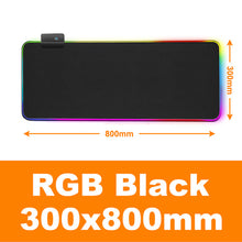 Load image into Gallery viewer, Gaming Mouse Pad Gamer RGB Mouse Pad Large Computer Mouse Pad XXL Mousepad Backlight Mause Pad 900x400 Carpet Keyboard Desk Mat
