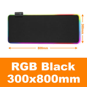Gaming Mouse Pad Gamer RGB Mouse Pad Large Computer Mouse Pad XXL Mousepad Backlight Mause Pad 900x400 Carpet Keyboard Desk Mat