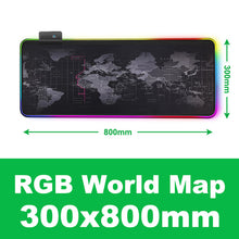 Load image into Gallery viewer, Gaming Mouse Pad Gamer RGB Mouse Pad Large Computer Mouse Pad XXL Mousepad Backlight Mause Pad 900x400 Carpet Keyboard Desk Mat
