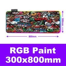 Load image into Gallery viewer, Gaming Mouse Pad Gamer RGB Mouse Pad Large Computer Mouse Pad XXL Mousepad Backlight Mause Pad 900x400 Carpet Keyboard Desk Mat
