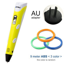 Load image into Gallery viewer, Myriwell 3D Pen LED Screen DIY 3D Printing Pen 100m ABS Filament Creative Toy Gift For Kids Design Drawing
