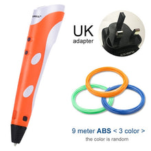 Load image into Gallery viewer, Myriwell 3D Pen Original DIY 3D Printing Pen With 100M ABS/PLA Filament Creative Toy Gift For Kids Design Drawing
