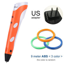 Load image into Gallery viewer, Myriwell 3D Pen Original DIY 3D Printing Pen With 100M ABS/PLA Filament Creative Toy Gift For Kids Design Drawing
