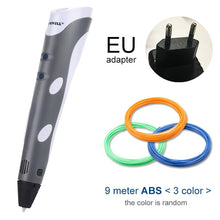 Load image into Gallery viewer, Myriwell 3D Pen Original DIY 3D Printing Pen With 100M ABS/PLA Filament Creative Toy Gift For Kids Design Drawing

