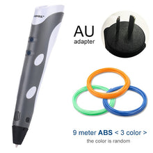 Load image into Gallery viewer, Myriwell 3D Pen Original DIY 3D Printing Pen With 100M ABS/PLA Filament Creative Toy Gift For Kids Design Drawing
