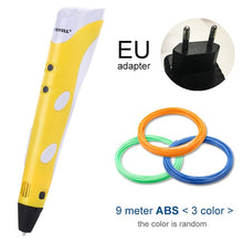 Load image into Gallery viewer, Myriwell 3D Pen Original DIY 3D Printing Pen With 100M ABS/PLA Filament Creative Toy Gift For Kids Design Drawing
