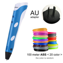 Load image into Gallery viewer, Myriwell 3D Pen Original DIY 3D Printing Pen With 100M ABS/PLA Filament Creative Toy Gift For Kids Design Drawing
