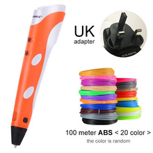 Load image into Gallery viewer, Myriwell 3D Pen Original DIY 3D Printing Pen With 100M ABS/PLA Filament Creative Toy Gift For Kids Design Drawing
