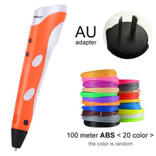 Load image into Gallery viewer, Myriwell 3D Pen Original DIY 3D Printing Pen With 100M ABS/PLA Filament Creative Toy Gift For Kids Design Drawing
