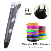 Load image into Gallery viewer, Myriwell 3D Pen Original DIY 3D Printing Pen With 100M ABS/PLA Filament Creative Toy Gift For Kids Design Drawing
