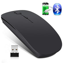 Load image into Gallery viewer, Silent Wireless Mouse Bluetooth Mouse USB Computer Mouse Wireless Rechargeable Mause Bluetooth 4.0 Ergonomic Mice for PC Laptop
