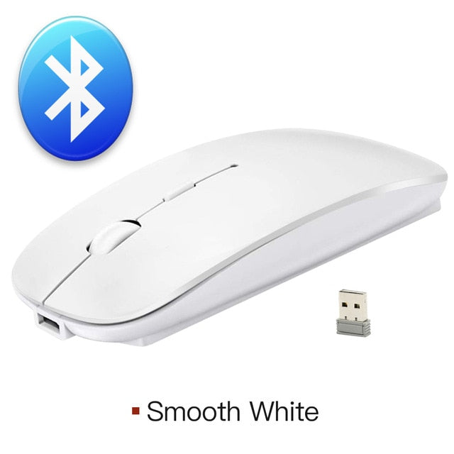 Silent Wireless Mouse Bluetooth Mouse USB Computer Mouse Wireless Rechargeable Mause Bluetooth 4.0 Ergonomic Mice for PC Laptop