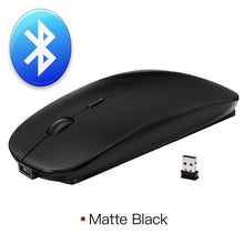 Load image into Gallery viewer, Silent Wireless Mouse Bluetooth Mouse USB Computer Mouse Wireless Rechargeable Mause Bluetooth 4.0 Ergonomic Mice for PC Laptop
