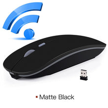 Load image into Gallery viewer, Silent Wireless Mouse Bluetooth Mouse USB Computer Mouse Wireless Rechargeable Mause Bluetooth 4.0 Ergonomic Mice for PC Laptop
