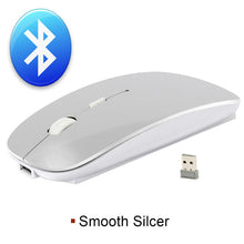 Load image into Gallery viewer, Silent Wireless Mouse Bluetooth Mouse USB Computer Mouse Wireless Rechargeable Mause Bluetooth 4.0 Ergonomic Mice for PC Laptop
